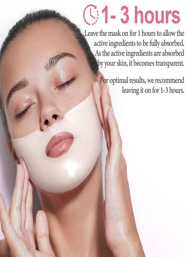 ulluxe Deep Collagen Face Mask, Bio-Collagen Overnight Facial Mask, Hydrating Firming Anti-Aging and Moisturizing, Korean Skincare Masks, Stocking Stuffers for Women & Teen Girls, 37g, 4ea - Image 4